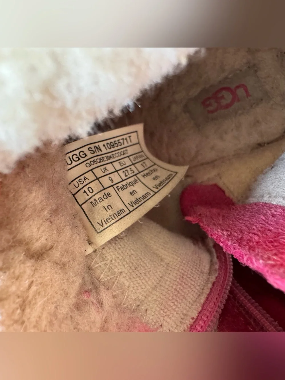 UGG 10 overall